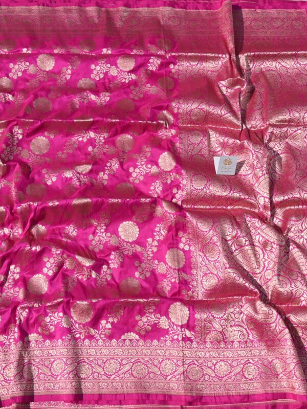 Pure Silk Katan Light Pink By Handloom